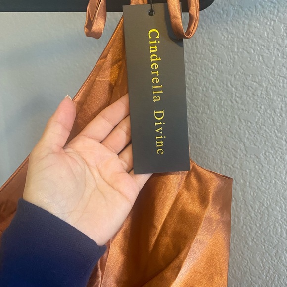 New Sienna satin bridesmaid dress from sparkleygowns.com - Picture 7 of 7